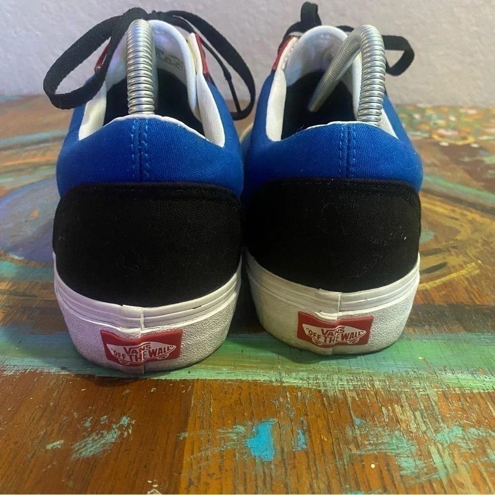 VANS OFF THE WALL SKATEBOARD SHOES OLD SKOOL NEON BLOCKED MENS 10